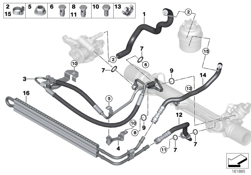 Genuine BMW 32416783797 E90 E91 E92 Expansion Hose (Inc. 335xi & X1 35iX) | ML Performance UK Car Parts