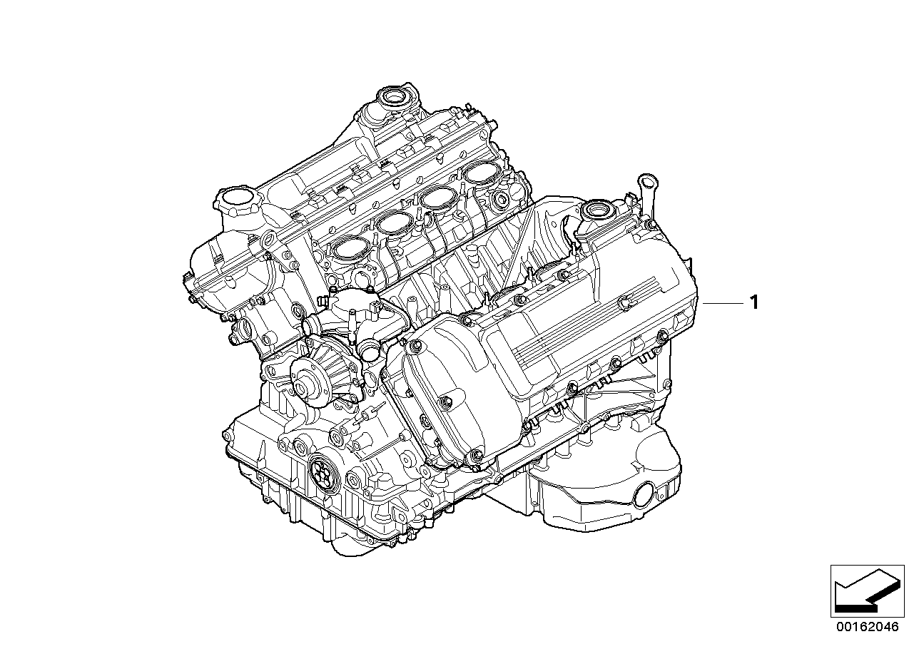 Genuine BMW 11002303728 E93 E92 E90 Exch. Short Engine S65B40A (Inc. M3) | ML Performance UK Car Parts