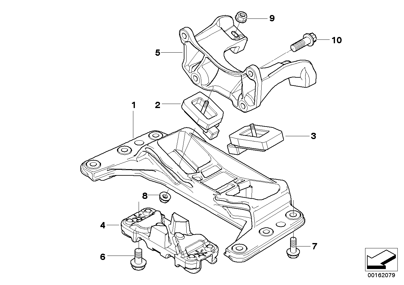 Genuine BMW 22316776521 E61 E63 E60 Gearbox Support (Inc. 650i, 520i & 525i) | ML Performance UK Car Parts