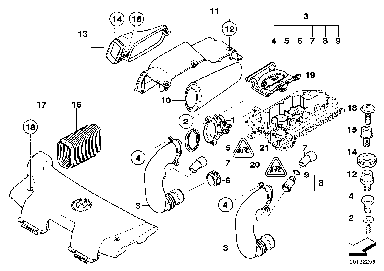 Genuine BMW 13712247398 E91 E89 Gasket Ring (Inc. 120d, 740d & 535xi) | ML Performance UK Car Parts