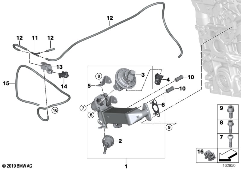 Genuine BMW 11747807134 E65 E60 E91 Hose Clamp (Inc. 123d, 120d & 535d) | ML Performance UK Car Parts