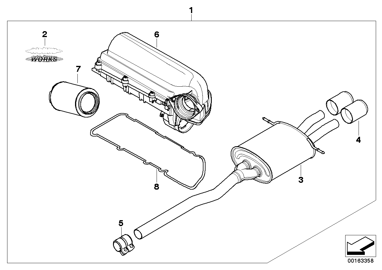 Genuine BMW 11120429564 R56 Tuningkit J. COOPER WORKS (Inc. Cooper S) | ML Performance UK Car Parts