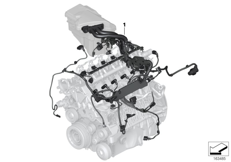 Genuine BMW 12518510901 E70 Engine Wiring Harness Dde (Inc. X5 35dX) | ML Performance UK Car Parts