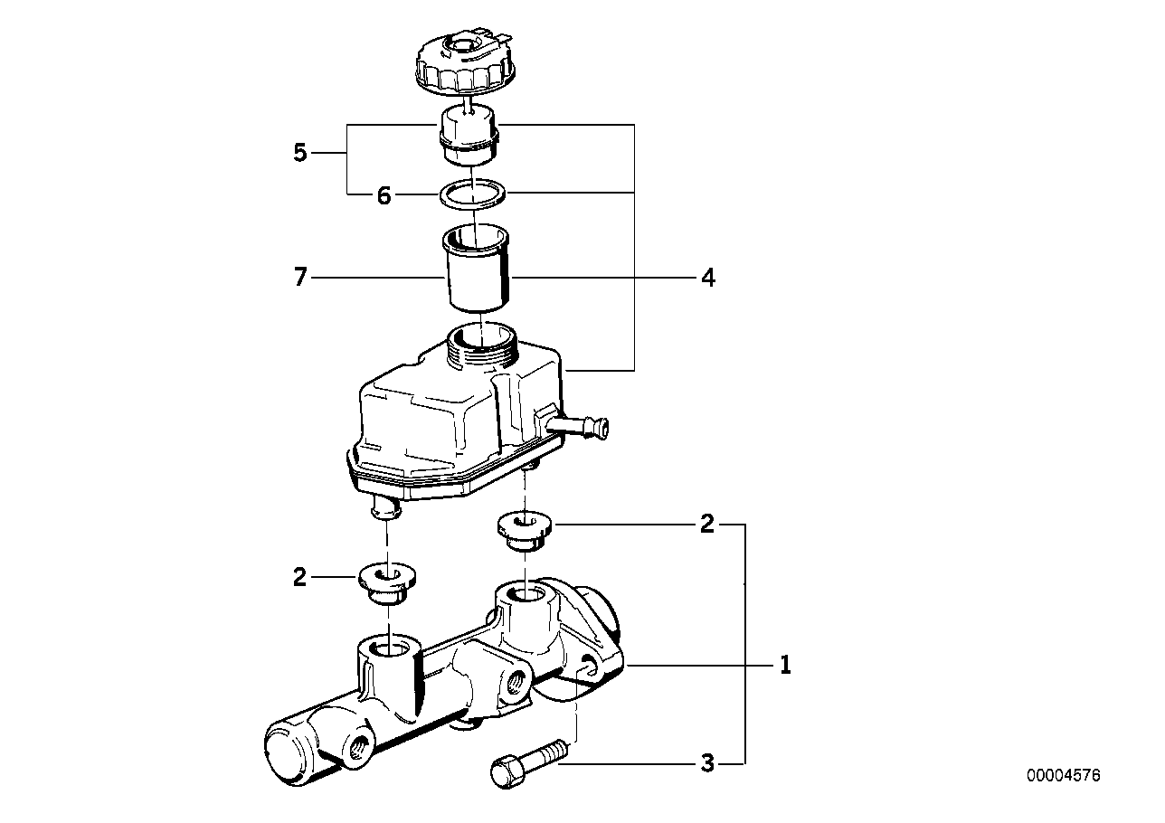 Genuine BMW 34311160197 E31 Brake Master Cylinder ATE (Inc. 850Ci & 850CSi) | ML Performance UK Car Parts