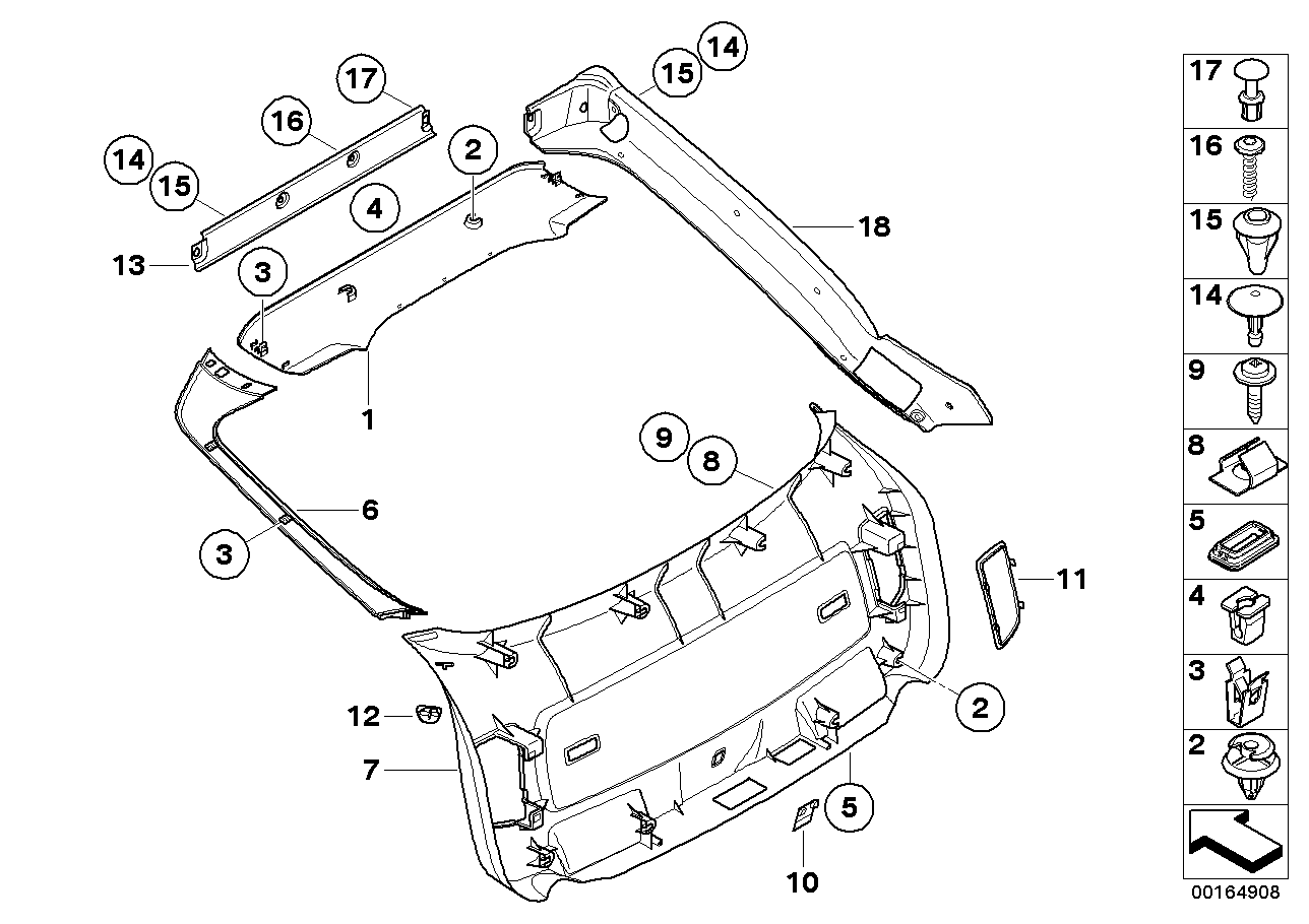 Genuine BMW 51497190775 E71 E72 Cover, Water Gutter, Rear, Left (Inc. X6 50iX, X6 40dX & X6 M50dX) | ML Performance UK Car Parts