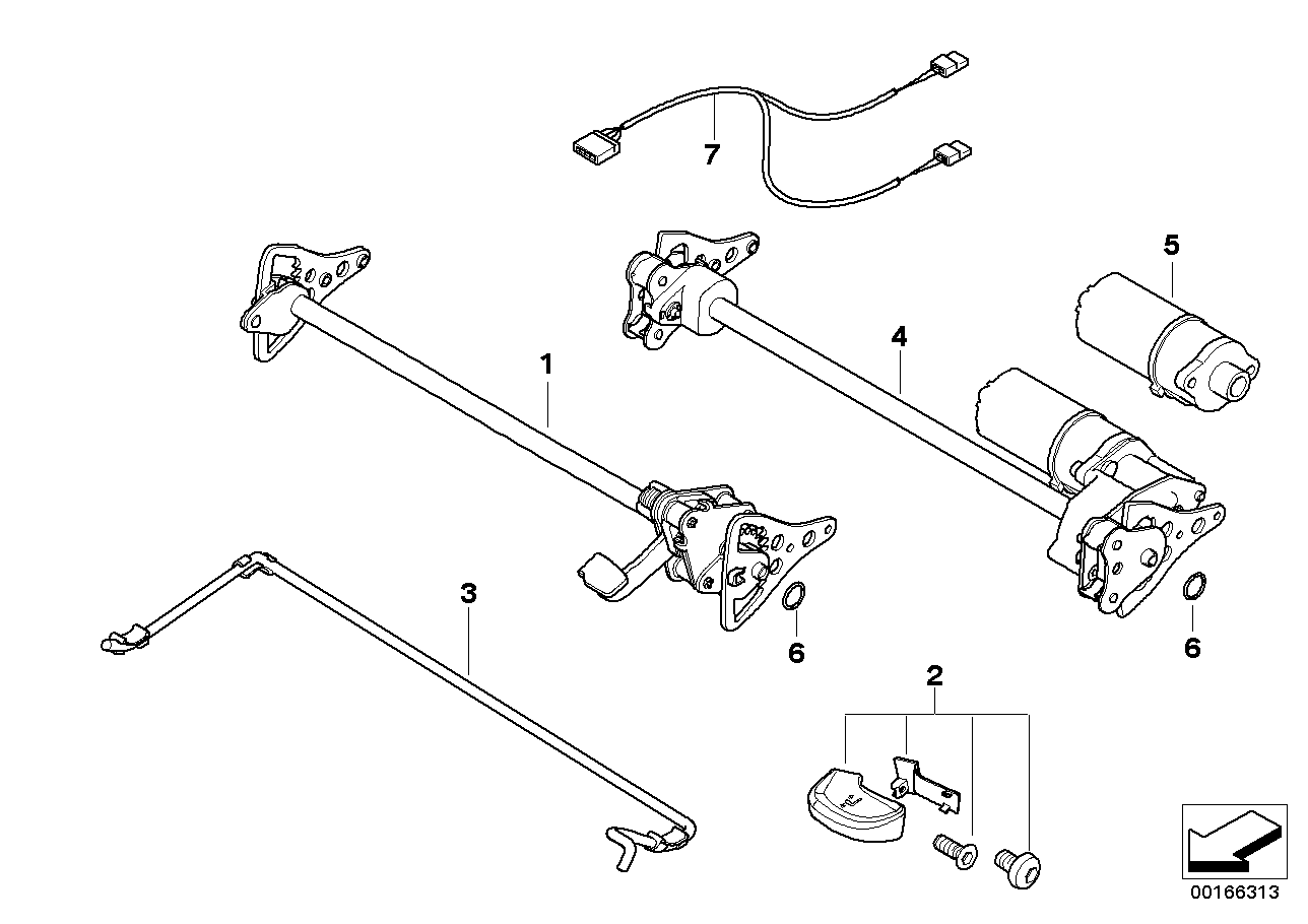 Genuine BMW 52107111877 E63 E86 E85 Left Seat Angle Adjustment (Inc. 318td, 325xi & 320td) | ML Performance UK Car Parts