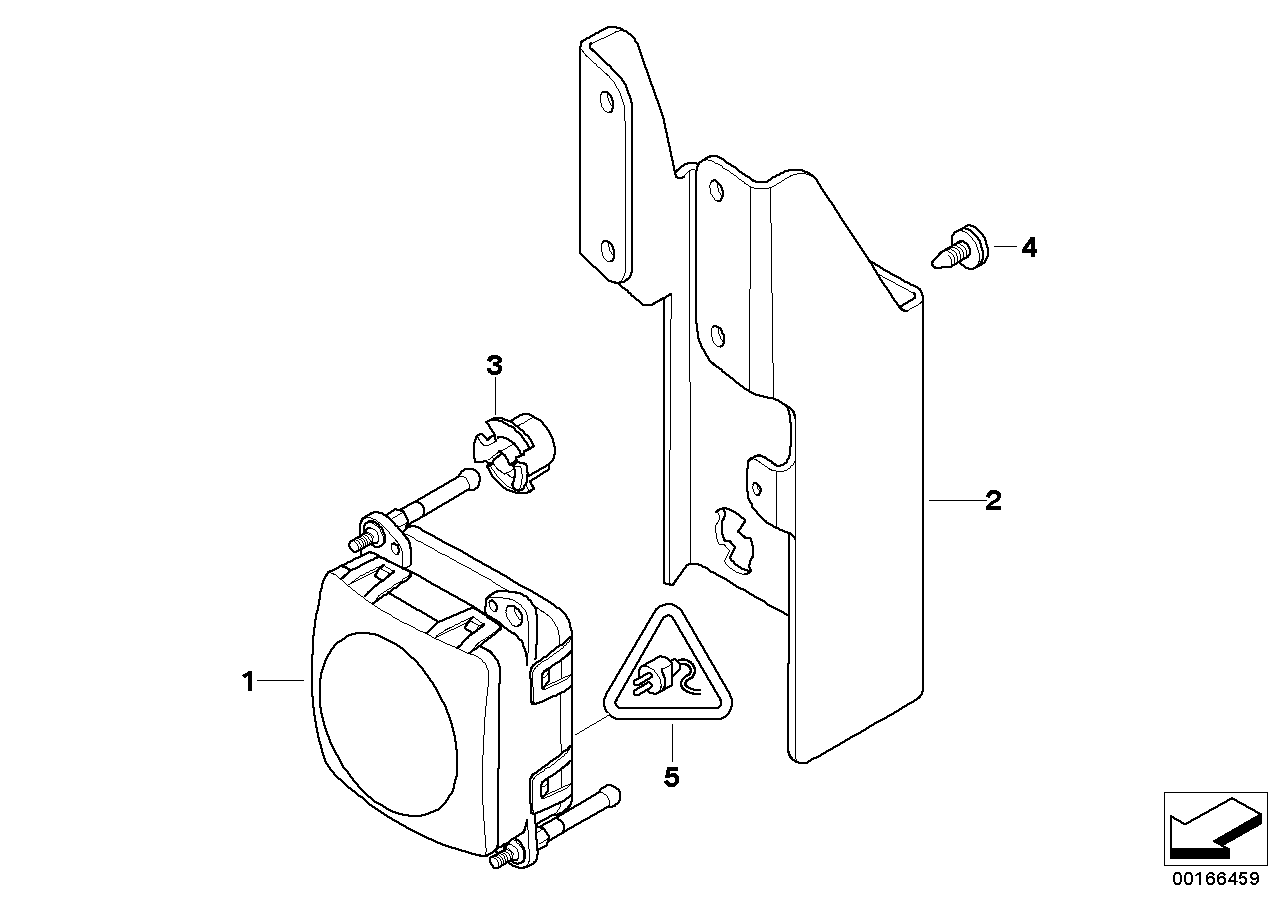 Genuine BMW 66316762519 E63 E64 Bracket F Acc 2 (Inc. 630i, 650i & M6) | ML Performance UK Car Parts