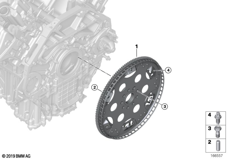 Genuine BMW 11227567151 F03 F06 F13 Flywheel Automatic (Inc. ALPINA B7LX, 550iX & X5 50iX 4.4) | ML Performance UK Car Parts