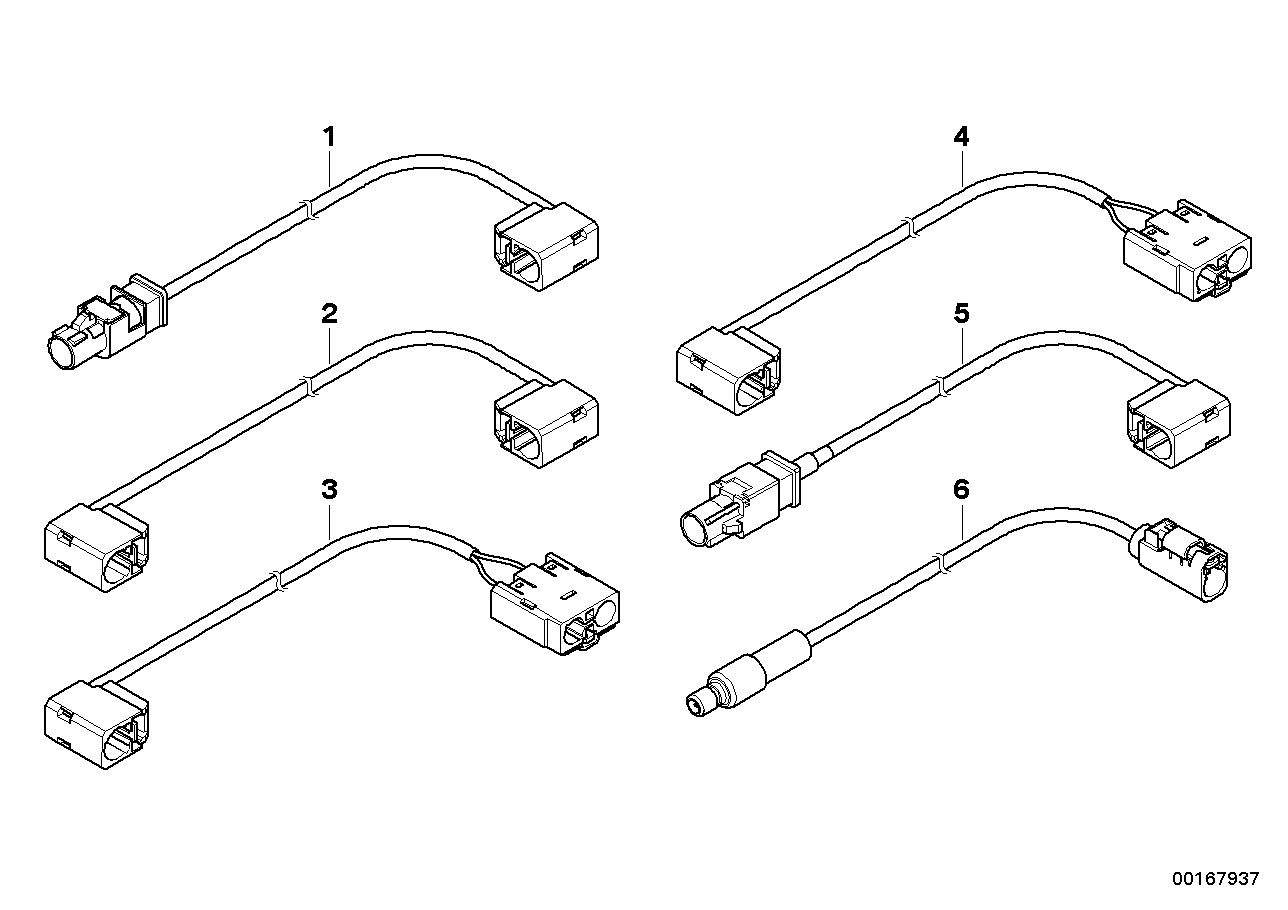 Genuine BMW 61119183946 E70 E72 Hsd Wire L=4470MM (Inc. X6 35dX, X5 35iX & X5 50iX) | ML Performance UK Car Parts