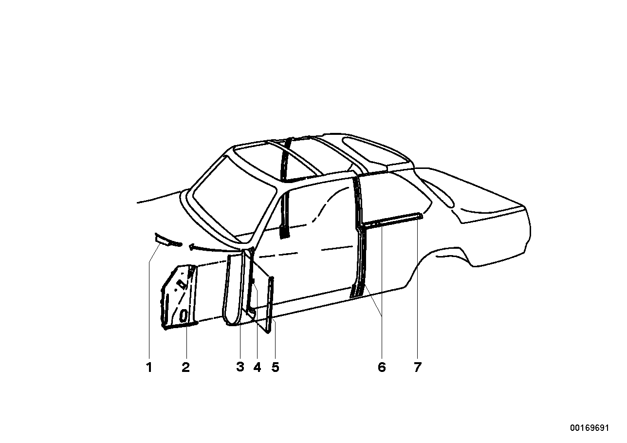 Genuine BMW 41211858285 Bracket For Door Retainer (Inc. 2000) | ML Performance UK Car Parts