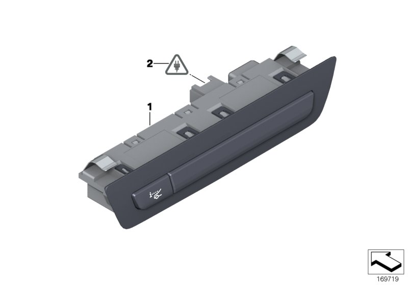 Genuine BMW 61319220050 User Control, Driver Assistance System (Inc. 750LiS, 550iX 4.4 & 760i) | ML Performance UK Car Parts