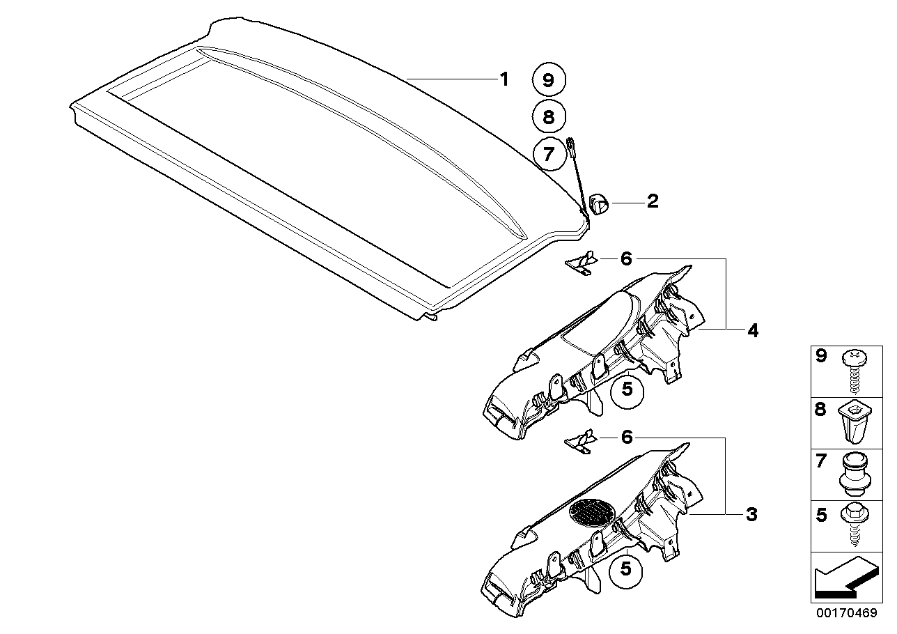 Genuine BMW 51438146709 E84 F56 F21 Clip, Left (Inc. 114d) | ML Performance UK Car Parts