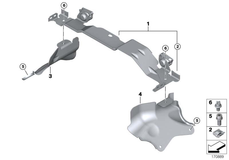 Genuine BMW 13717577453 F02 E72 E71 Bracket. Intake Silencer (Inc. 750iX, 550iX & ALPINA B7LX) | ML Performance UK Car Parts