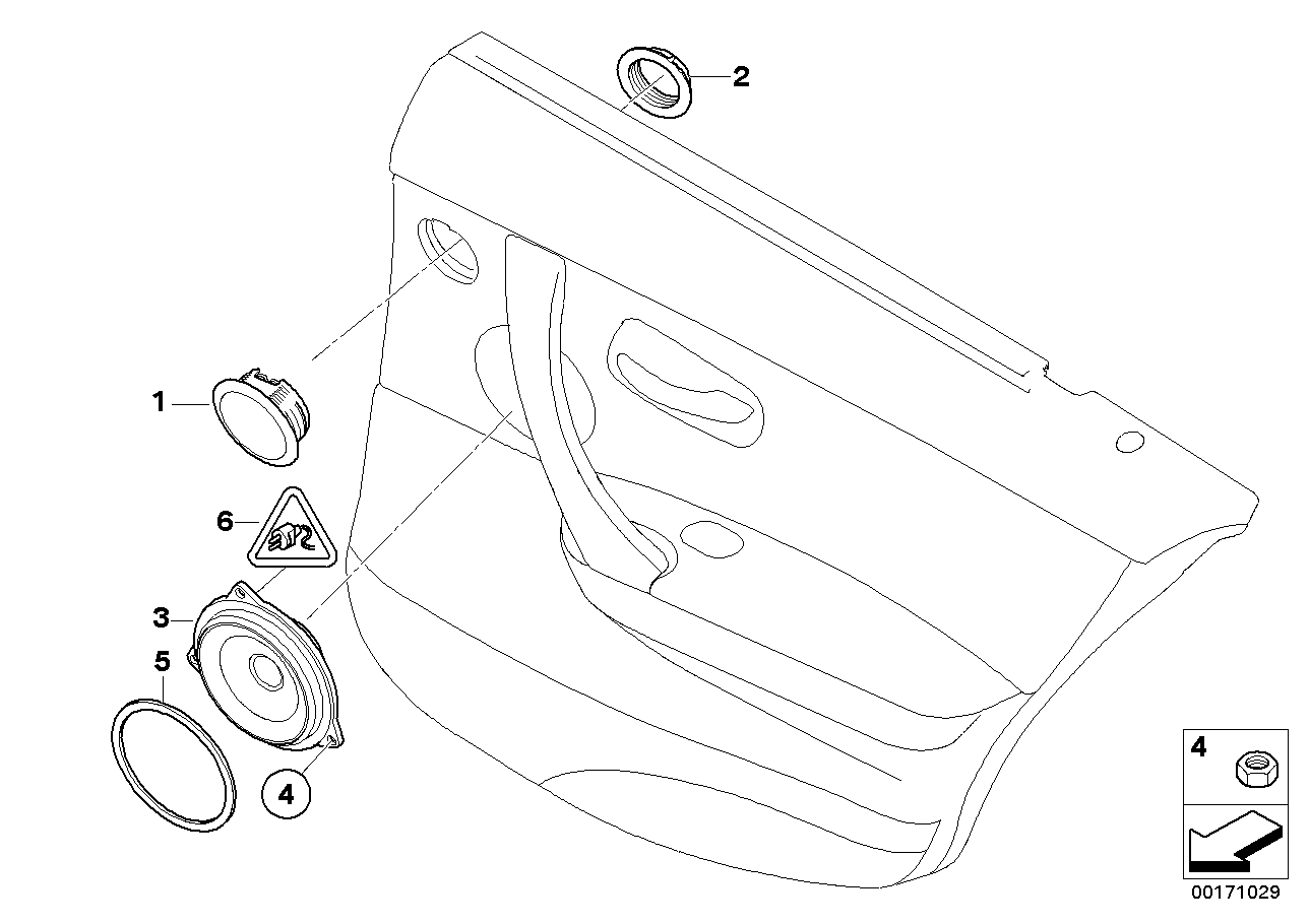 Genuine BMW 65136957821 E92 E91 Hifi-System Tweeter CREAMBEIGE (Inc. 335i, 335xi & 325xi) | ML Performance UK Car Parts