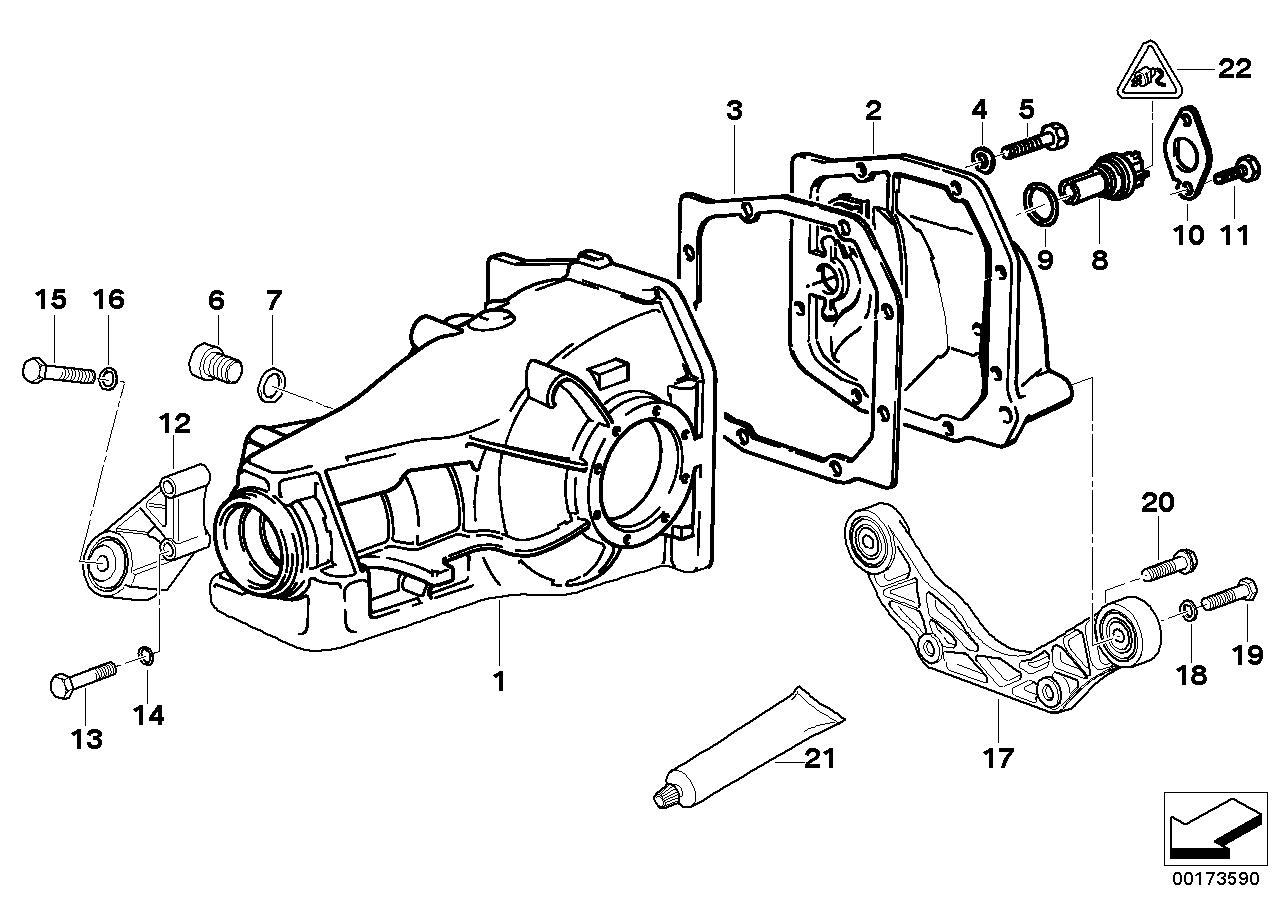 Genuine BMW 33171132302 E36 E31 E34 Washer M14 (Inc. 740i, 525i & 840i) | ML Performance UK Car Parts