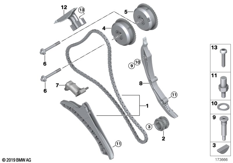 Genuine BMW 11317565242 F11 F03 F04 Slide Rail (Inc. 550i, Alpina B7X & Alpina B7LX) | ML Performance UK Car Parts