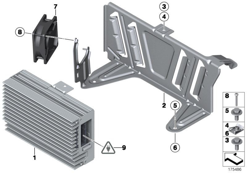 Genuine BMW 65129312590 F04 F02 F01 Amplifier Hifi System (Inc. 730d) | ML Performance UK Car Parts