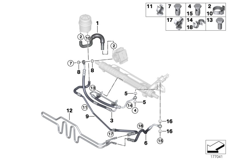 Genuine BMW 12521747181 E90 E81 E46 Cable Holder (Inc. X5 3.0d) | ML Performance UK Car Parts