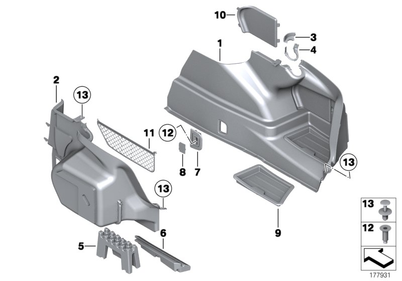 Genuine BMW 51477238405 Cover, Power Distribution Box (Inc. Alpina B7, 750iX & 750Li) | ML Performance UK Car Parts