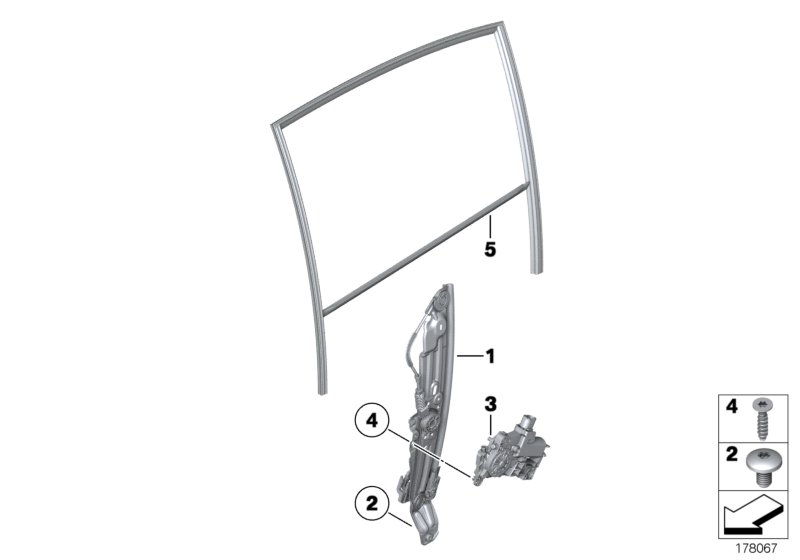 Genuine BMW 51357182615 Electr.Window Lifter Rear Left (Inc. 750iX, 750LdX & 730Li) | ML Performance UK Car Parts