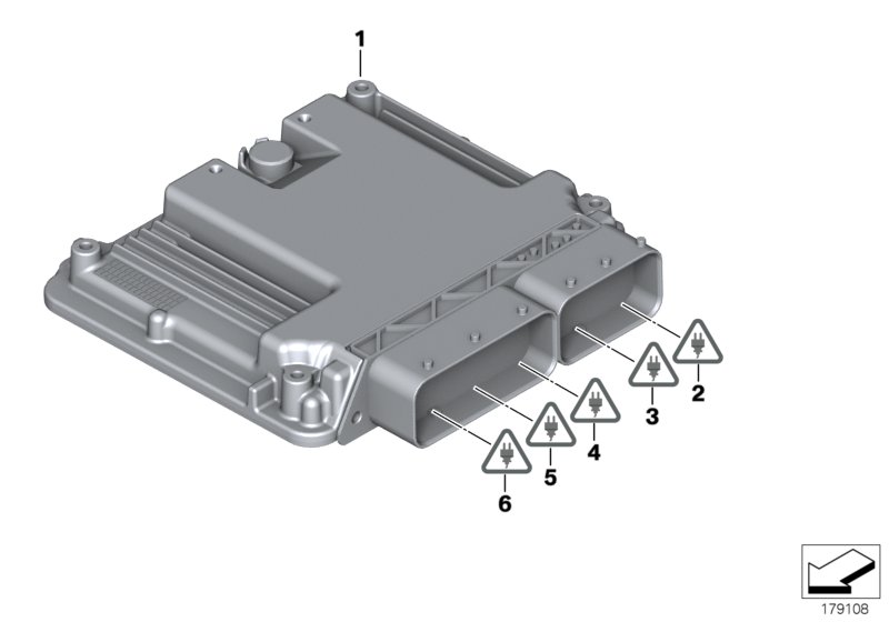 Genuine BMW 12527564130 E70 E92 Socket Housing 12-POL. (Inc. 730Ld, 530d & 750i) | ML Performance UK Car Parts