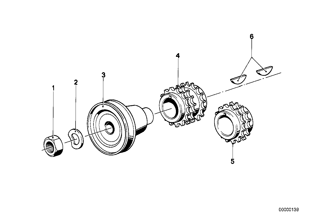 Genuine BMW 11211265010 E30 E12 E21 Sprocket (Inc. 318i, 520 & 316i) | ML Performance UK Car Parts