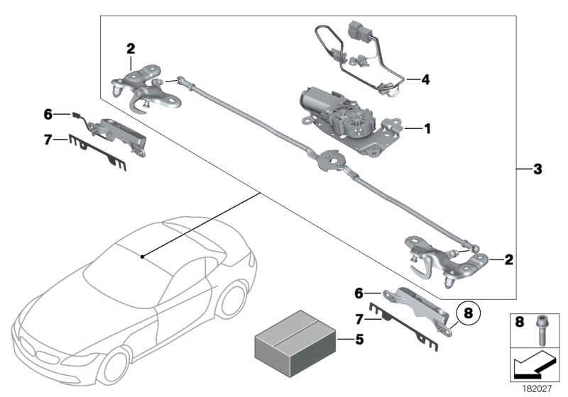 Genuine BMW 54377198595 E89 Reinforcement (Inc. Z4 18i, Z4 35i & Z4 35is) | ML Performance UK Car Parts