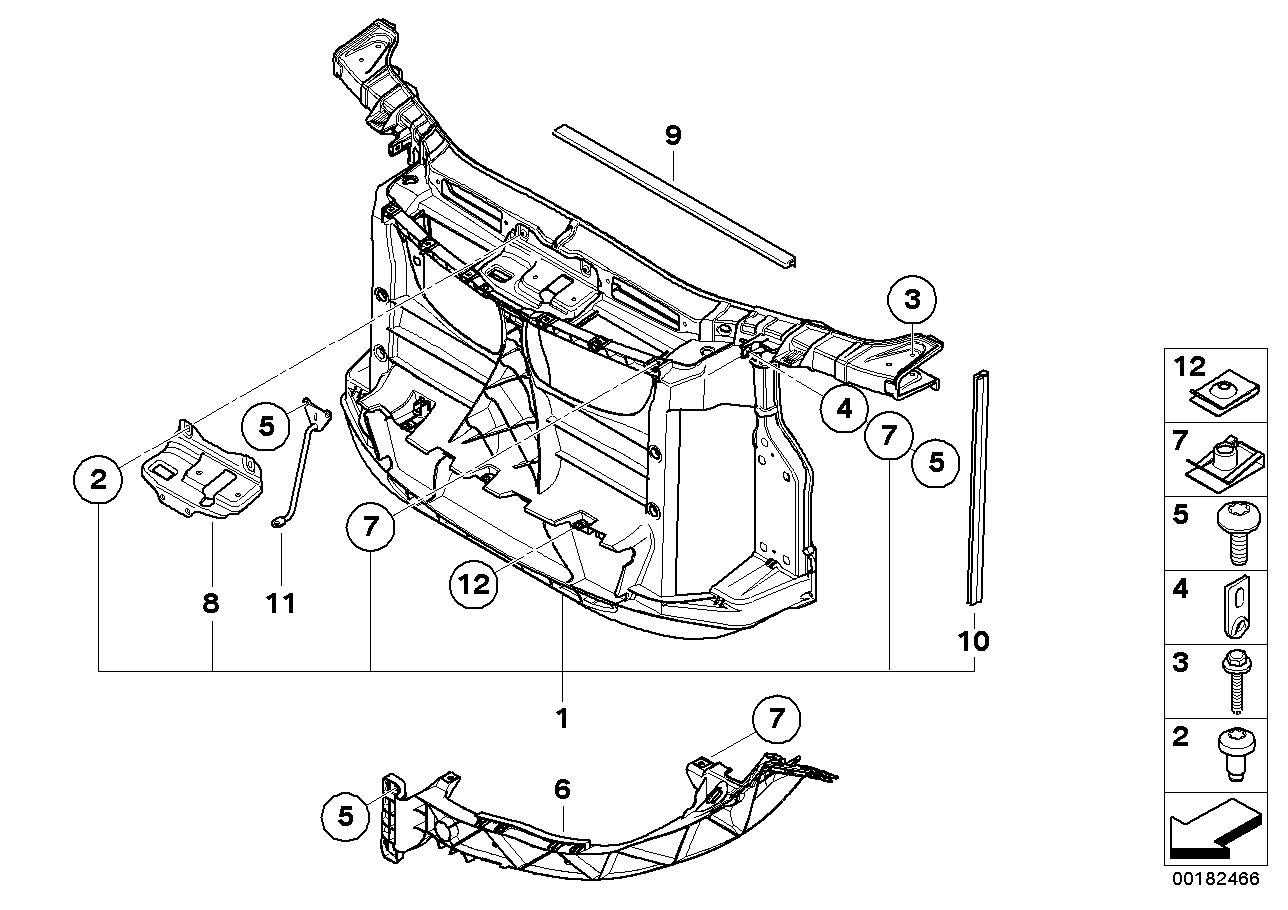 Genuine BMW 51117148762 Headlight Bracket, Right | ML Performance UK Car Parts