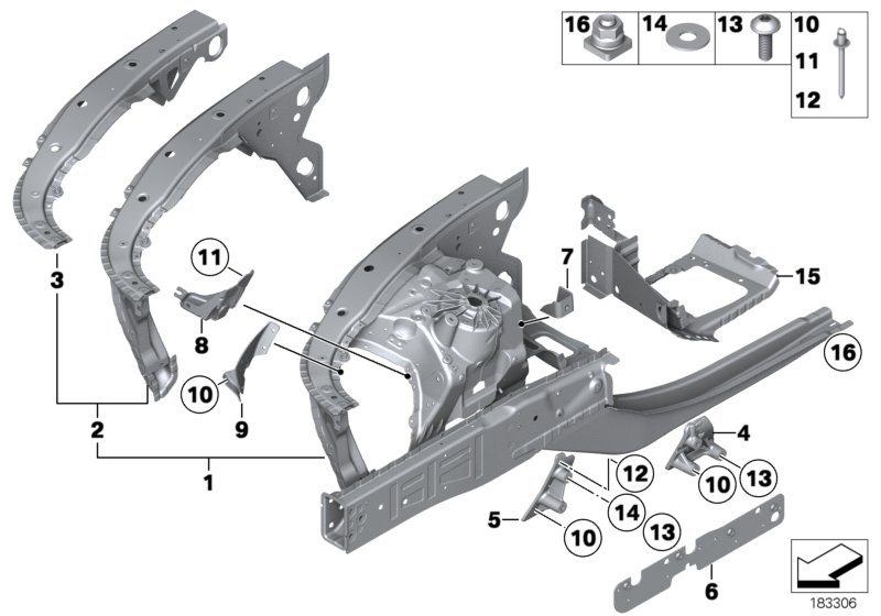 Genuine BMW 07147239634 Blind Rivet N9 (Inc. i3 60Ah Rex, 750LiS & i3 60Ah) | ML Performance UK Car Parts