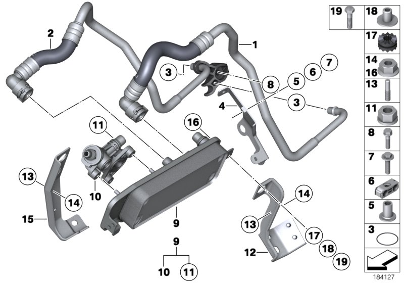 Genuine BMW 17217546491 F13 E70 Spacer Sleeve (Inc. X5 4.8i) | ML Performance UK Car Parts