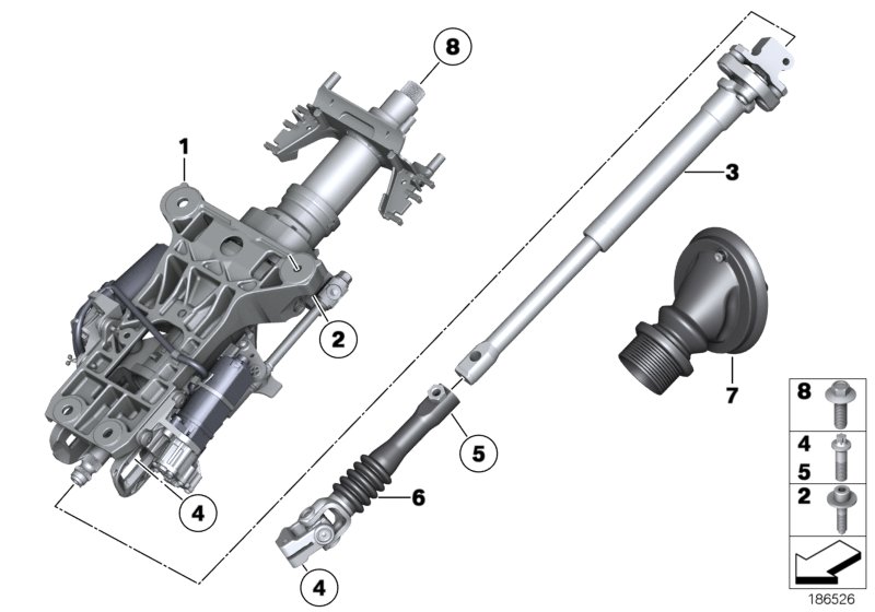 Genuine BMW 32306788156 F13 Universal Joint With Corrugated Tube (Inc. 520d ed, 523i & Alpina B7L) | ML Performance UK Car Parts