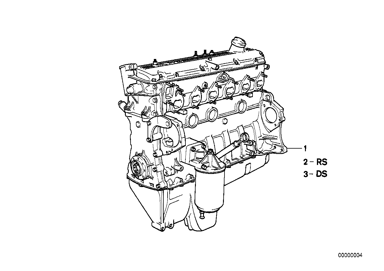 Genuine BMW 11009059270 E24 E28 E23 Set Mounting Parts Short Engine (Inc. 633CSi, 535i & 628CSi) | ML Performance UK Car Parts