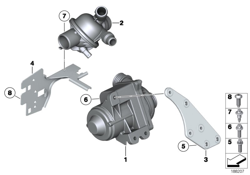 Genuine BMW 11537581867 F11 F13 F10 Asa-Bolt M5X21,8 (Inc. 740i, 730i & 530i) | ML Performance UK Car Parts