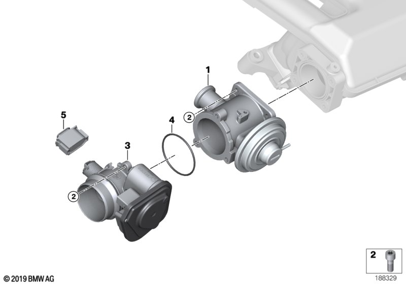 Genuine BMW 11718479604 E64 E60 E91 Exch. Egr Valve (Inc. 335d, X3 3.0sd & X6 35dX) | ML Performance UK Car Parts