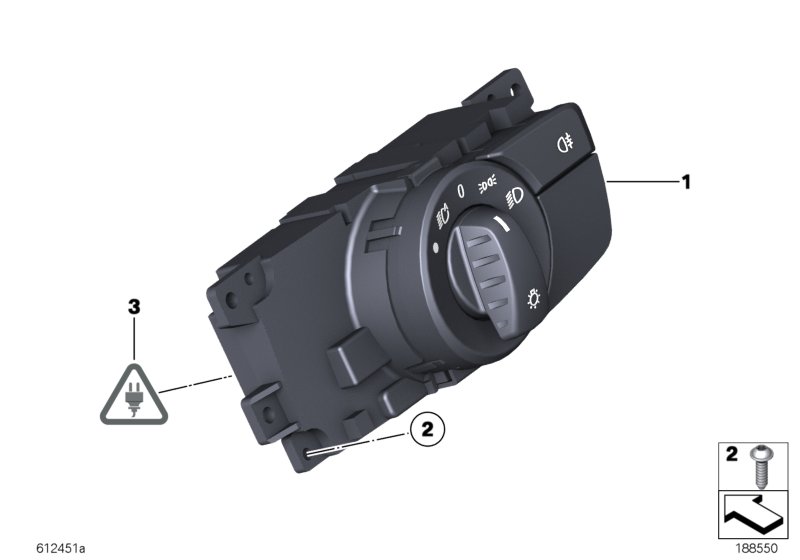 Genuine BMW 61319184277 E89 Control Element Light (Inc. Z4 28i, Z4 35i & Z4 30i) | ML Performance UK Car Parts