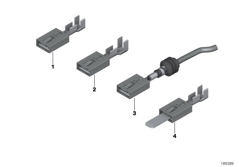 Genuine BMW Mini 12520144161 F01 F11 Plug Connection Female With Lead Lsk8 10mm² ELA 500mm (Inc. 528xi, 328i & 535dX) | ML Performance UK Car Parts