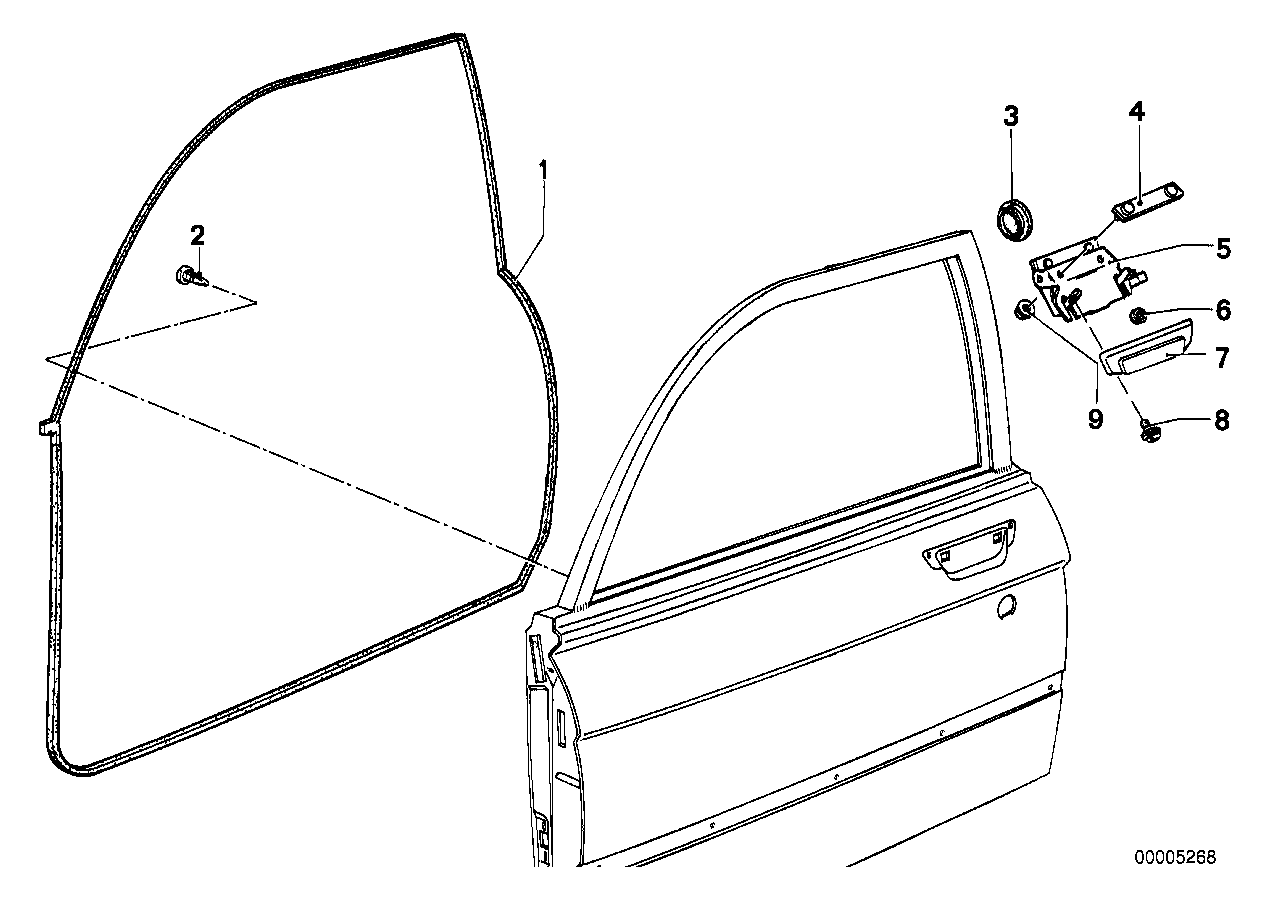 Genuine BMW 51211808440 E12 Handle (Inc. 518, 3.3Li & 530i) | ML Performance UK Car Parts