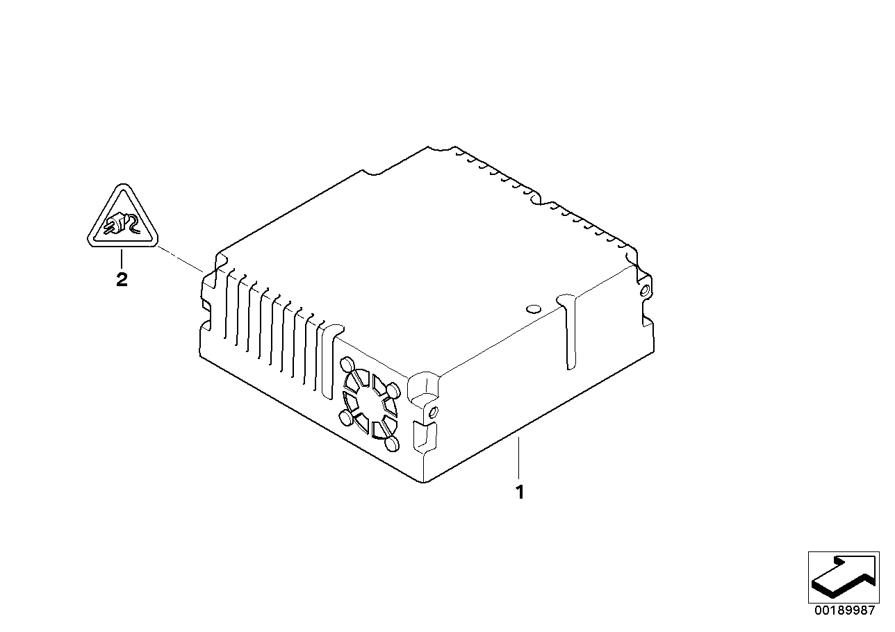 Genuine BMW Mini 61136905196 E70 E91 E92 Covering Cap (Inc. X6 50iX, X5 35iX & 750i) | ML Performance UK Car Parts