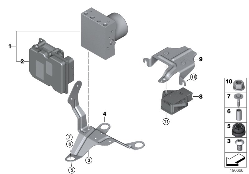 Genuine BMW 34516795705 E89 Rp Hydraulic Unit Dsc (Inc. Z4) | ML Performance UK Car Parts