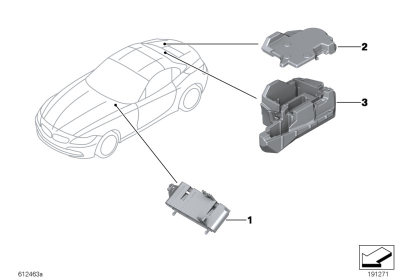 Genuine BMW 61359176738 E89 Cover, Equipment Module, Trunk (Inc. Z4) | ML Performance UK Car Parts