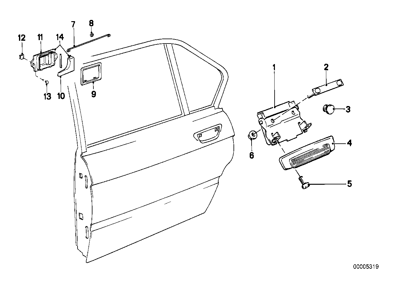 Genuine BMW 51211907928 E24 E23 E28 Cover NUTRIA (Inc. 635CSi) | ML Performance US Car Parts