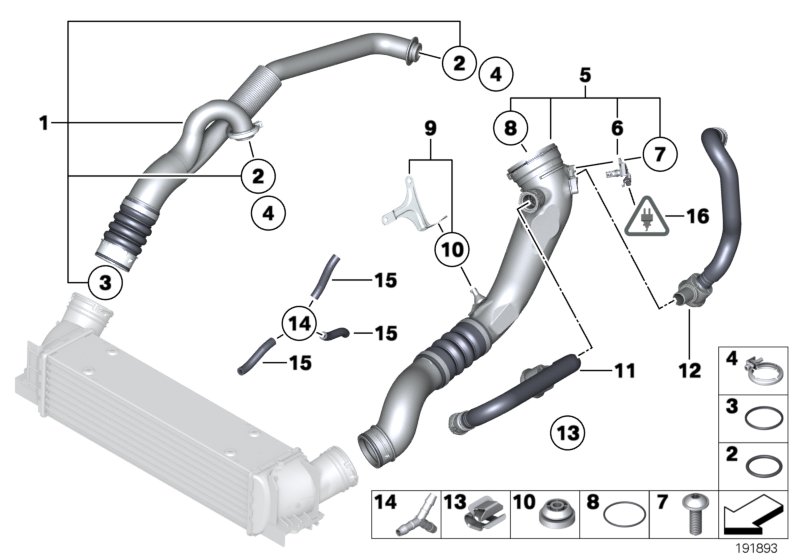 Genuine BMW 11657577229 E89 Charge Air Induction Tract (Inc. Z4) | ML Performance UK Car Parts