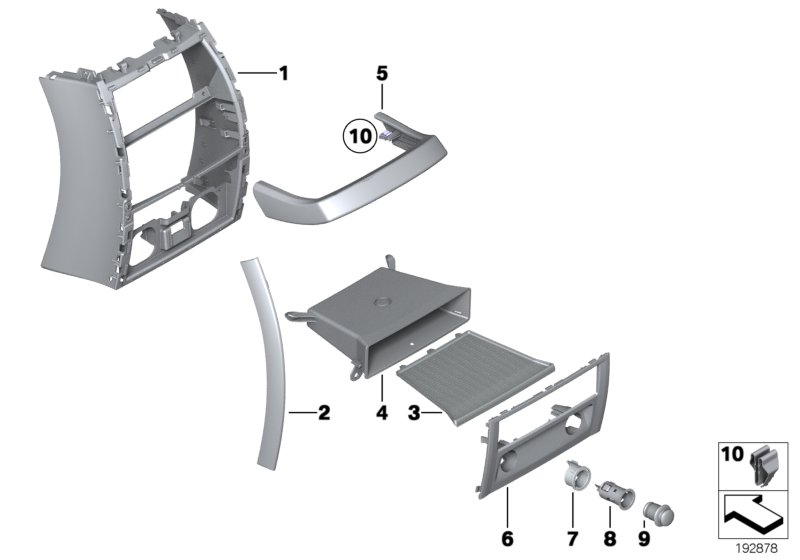 Genuine BMW 51169142157 Insert Velour (Inc. 530dX, 535dX & 530d) | ML Performance UK Car Parts