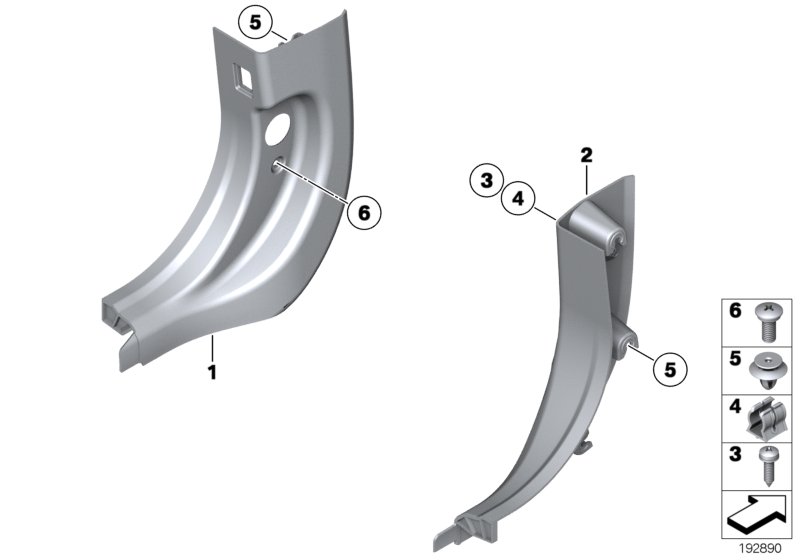 Genuine BMW 51437220398 Lateral Trim Panel, Bottom Front Right ELFENBEINWEISS (Inc. 550iX, 550iX 4.4 & 550iX 4.0) | ML Performance UK Car Parts