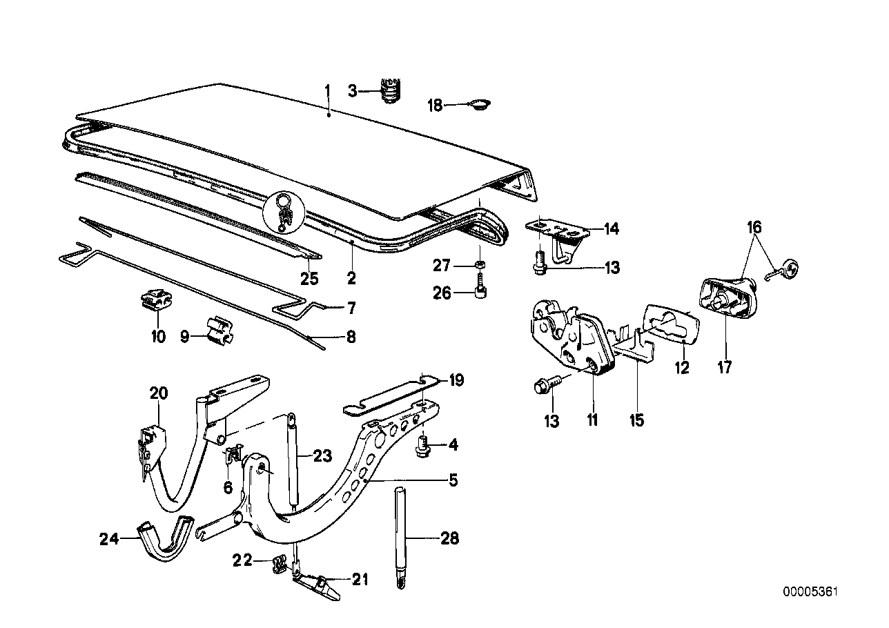 Genuine BMW 51241884147 E30 Gasket (Inc. 316) | ML Performance UK Car Parts