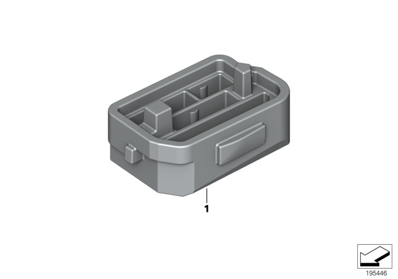 Genuine BMW 61352990911 E84 Bracket For Module (Inc. X1 20d, X1 18i & X1 20i) | ML Performance UK Car Parts