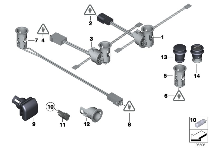 Genuine BMW 61131351144 E36 E89 E92 Plug Housing 2 POL. (Inc. X3 1.8d) | ML Performance UK Car Parts