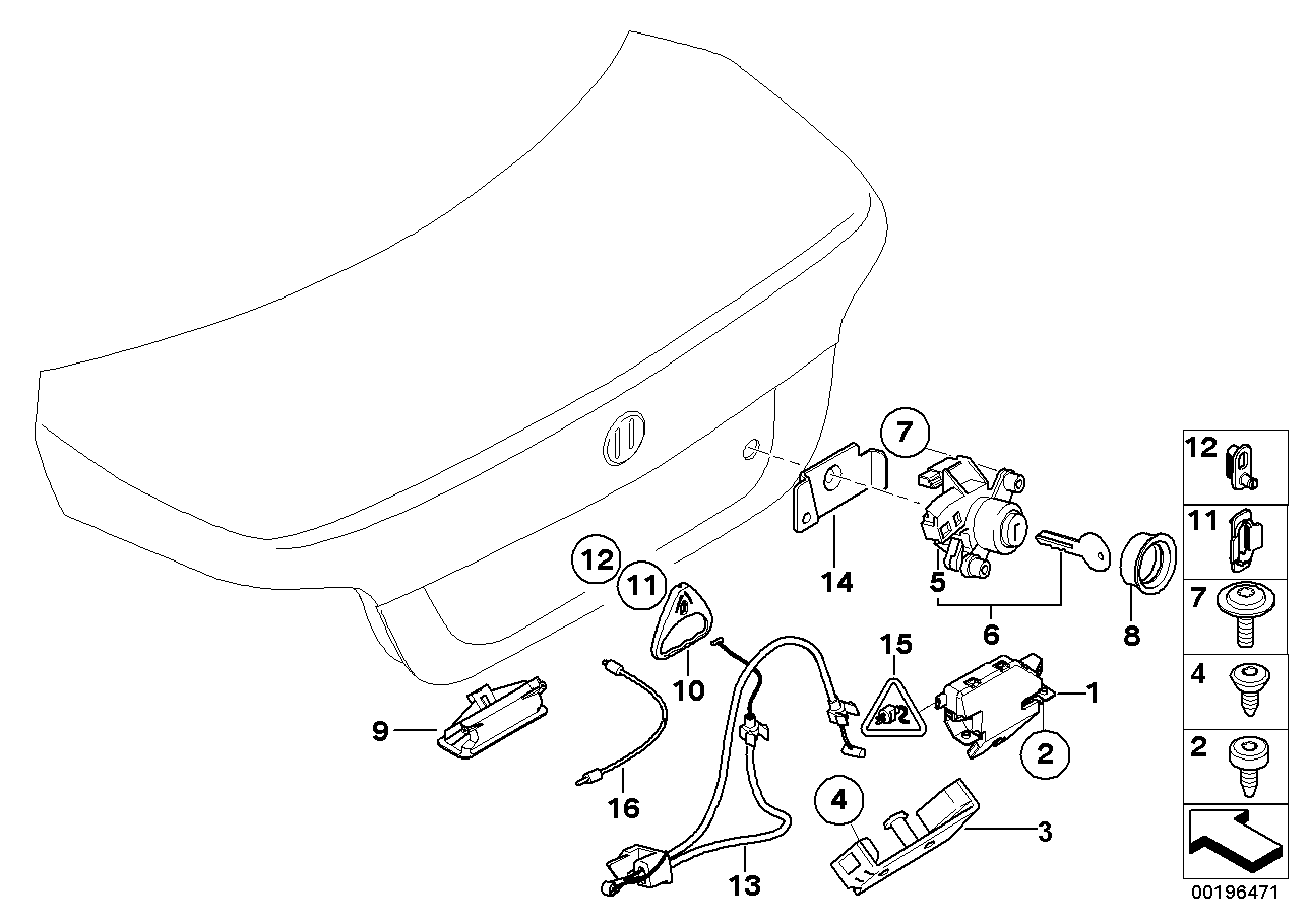 Genuine BMW 51247136777 E85 E60 Safety Clip (Inc. Z4 2.5i, Z4 3.0i & Z4 2.2i) | ML Performance UK Car Parts