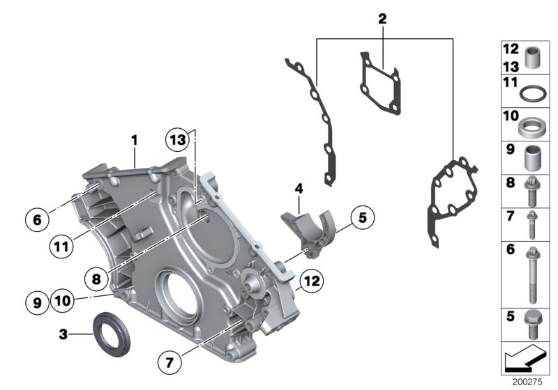 Genuine BMW 11147574332 RR5 F02 F01 Chain Guide (Inc. Ghost, Dawn & M760iX) | ML Performance UK Car Parts