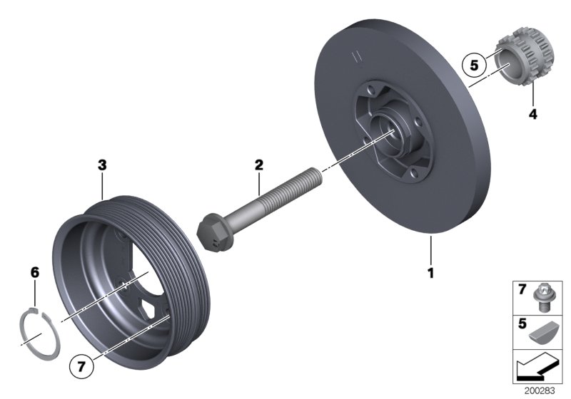 Genuine BMW 11237582038 RR5 F02 RR11 Vibration Damper (Inc. Wraith, Ghost & Dawn) | ML Performance UK Car Parts